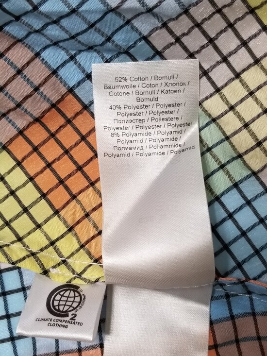 🌈NWT GANNI Multi-Color Seersucker Check Smocked Long Dress Size EU 38, 40 $285 - Picture 16 of 16